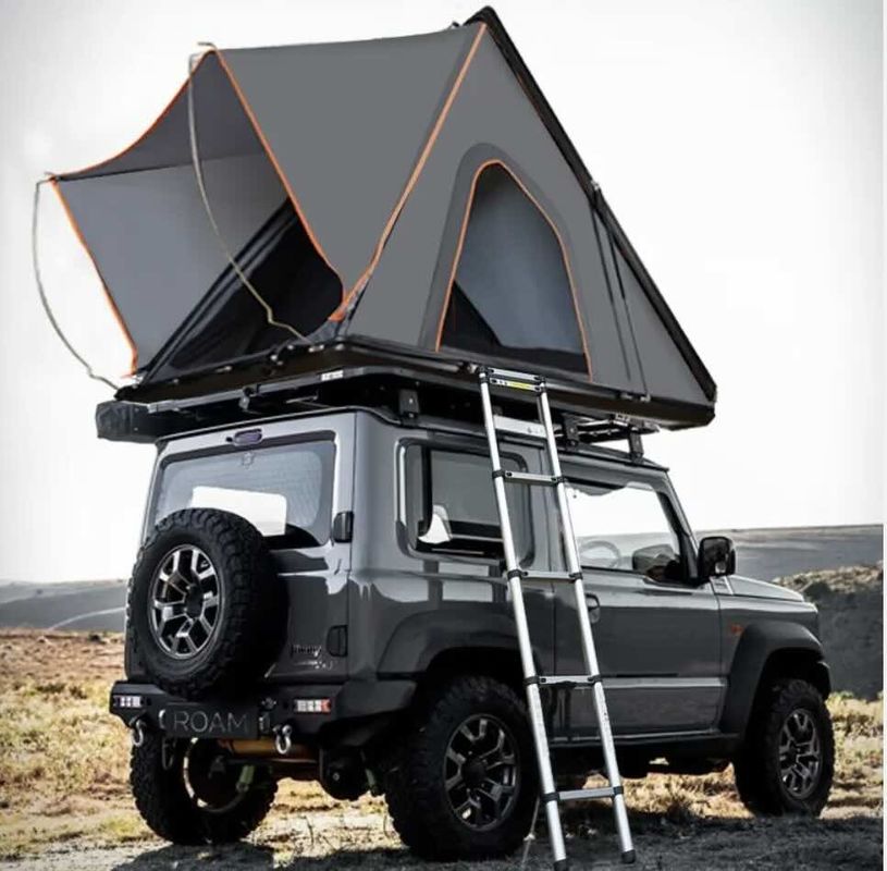 Hard Shell Aluminum Outdoor Camping Tent For 3-4 People Offroad 4x4 Vehicle Rooftop